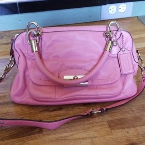 COACH KRISTIN Leather Sachel Bag Purse F22304